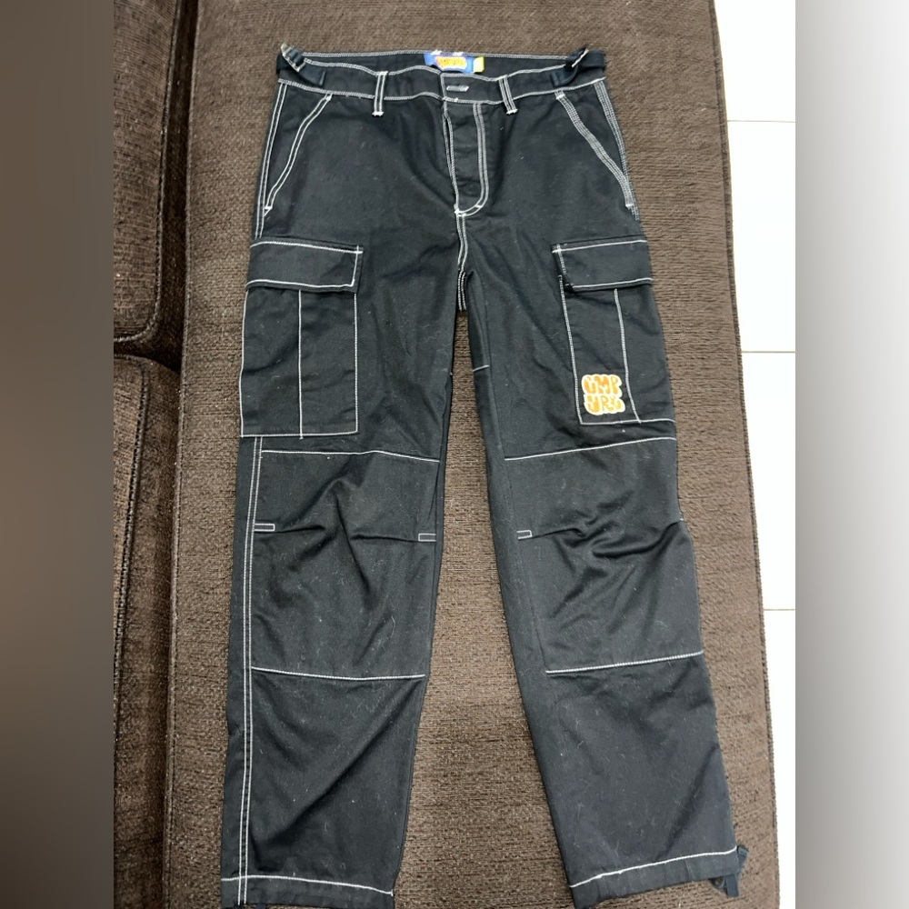 Youth Black Cargo Pants